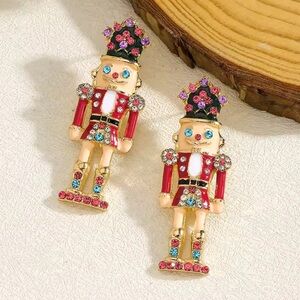 Christmas Nutcracker Soldier Earrings